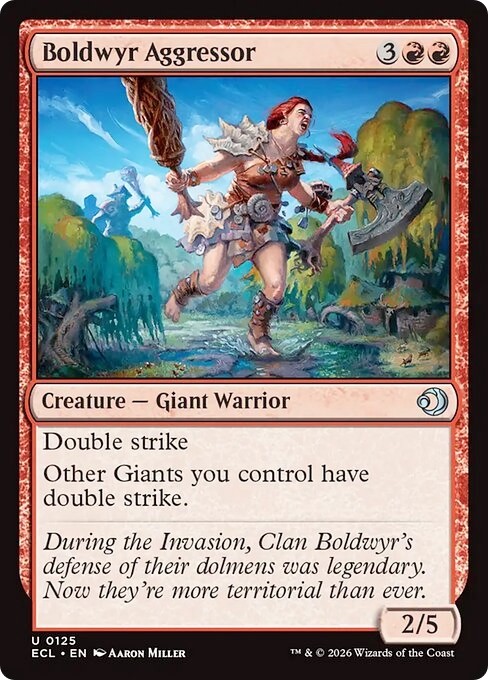 BOLDWYR AGGRESSOR x4 mtg NM-M Lorwyn Eclipsed 4 Unc