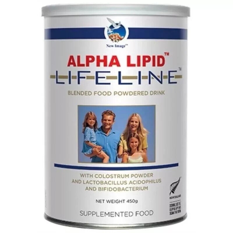 1x ALPHA LIPID Nueva imagen Lifeline Calostrum Powder Lactobacillus - ENVÍO...