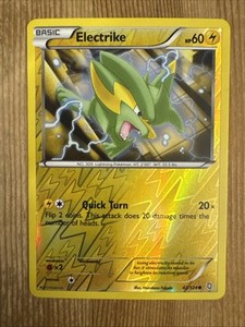 Pokémon TCG Electrike Dragons Exalted 42/124 Reverse Holo Common NM