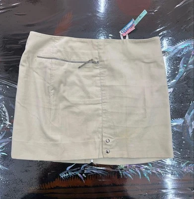 LOUIS VUITTON Logo Mini Courte LV Monogramme Jupe Femme Taille 34 Véritable - Photo 1/4