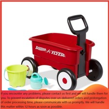 Radio Flyer 2-in-1 Wagon with Garden Tools Push Walker