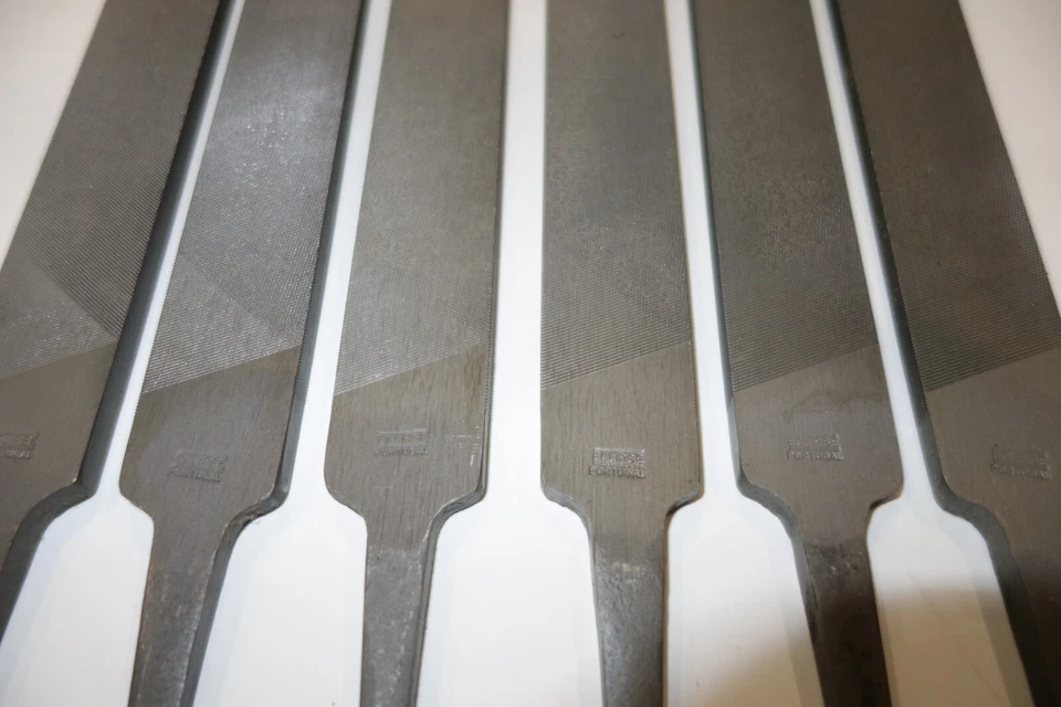 6 x Vintage Eclipse Flat Hand File LARGE 12" Files - Image 2 of 4