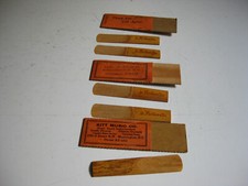 Lot of Vintage Paris Richards Saxophone 3 Reeds for Project Upgrade Repairs