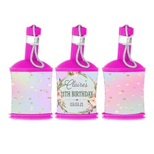 Personalised DOTS DIY Party Popper WRAPPERS ONLY - Hen Night Do Birthday