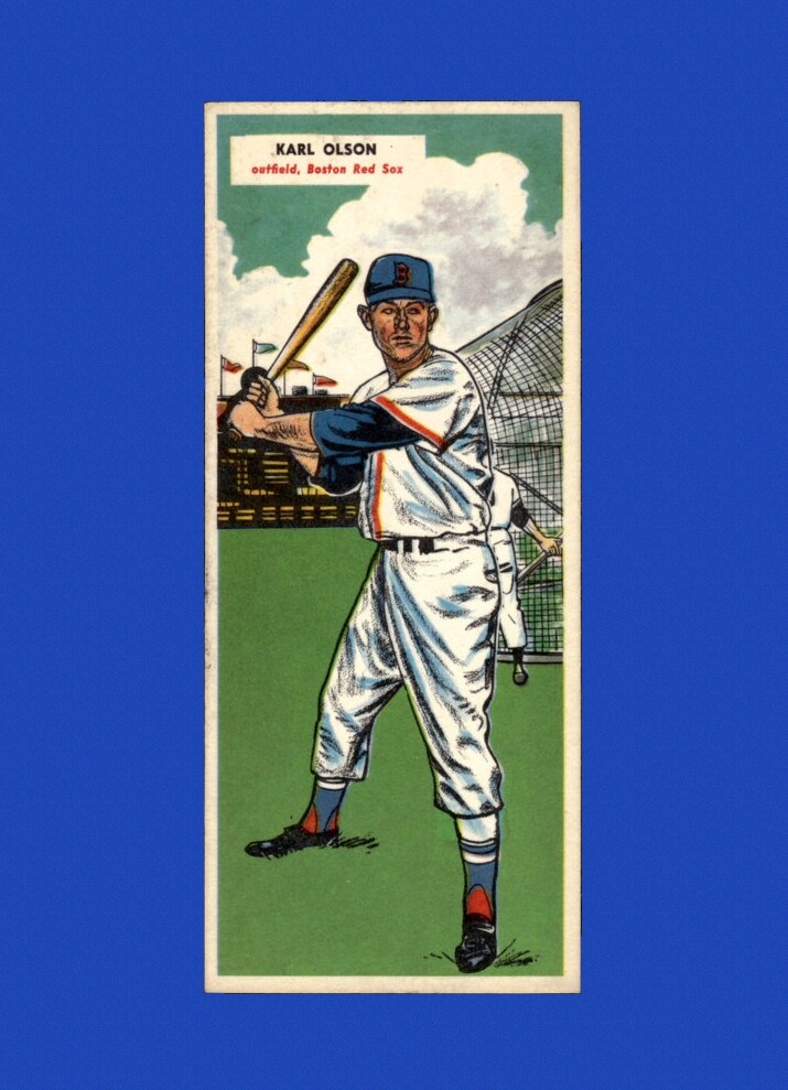 1955 Topps Double Header Set-Break # 35 36 Karl Olson/Andy Carey EX-EXMINT