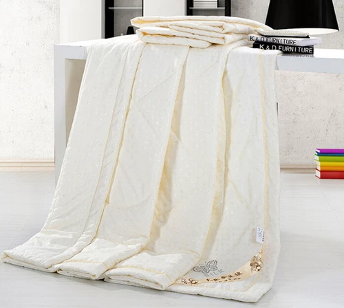 Hot 100% Silk Comforter Mulberry Silk Filled Comforter Silk Duvet Quilt Blanket - Picture 4 of 16