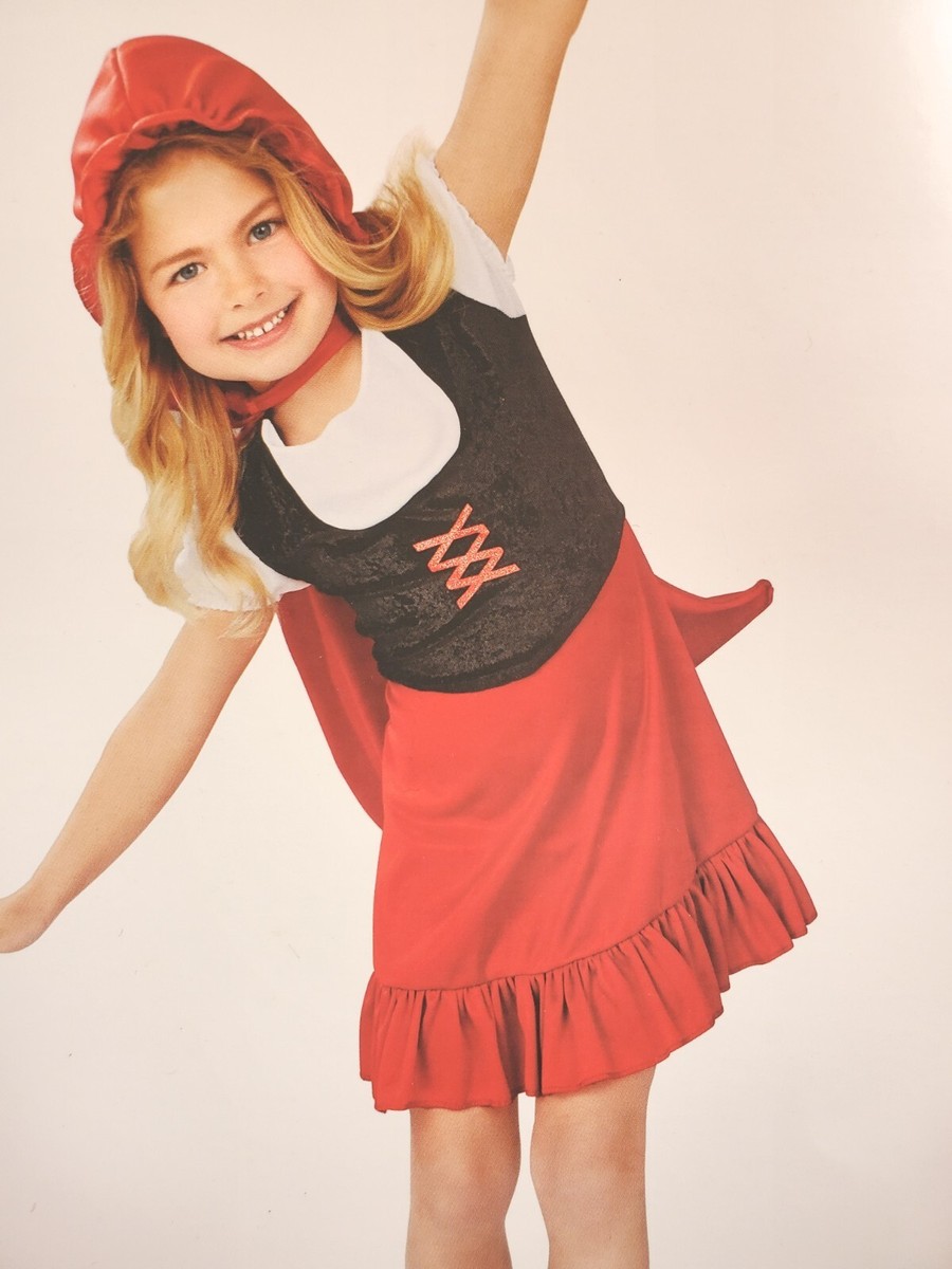 Little Girl in red hooded coat Stock Photo - Alamy