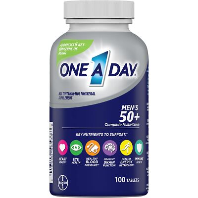 Men s 50+ Multivitamins, Supplement with A, C, D, E and Zinc for Immune Healt...