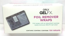 ORLY GelFx Nail - Foil Remover Wrap - 100 Sheets/Pack - 33100