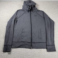 Under Armour French Terry Warm-Up Full Zip Jacket Grey Women  s Size Large