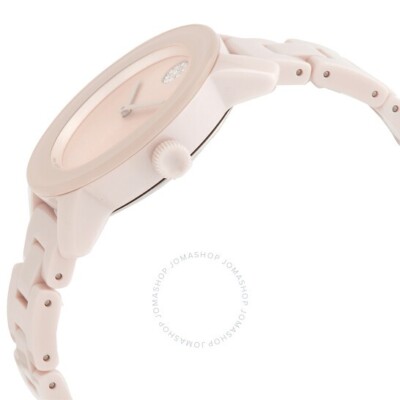 Movado Silver Bangle Watch with Pink Sunburst Dial C00543685_1456487_grande.jpg?v  main image 4