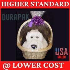 100 pcs 20X22"  Gift Basket Packing Heat Shrink Film Wrap Dome Bag PVC Plastic 