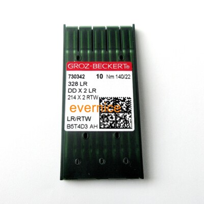 10 Groz-Beckert 328LR,DDX2LR,214X2RTW Industrial Sewing Machine Needles
