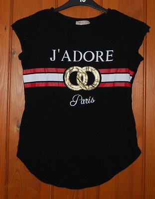 Gee Jay, J'adore, Mädchen, Baumwolle, T-Shirt, Top, Größe 12-14 Jahre (164)