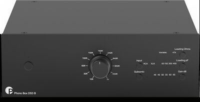 Pro-Ject Phono Box DS3 B True Balanced Phono Vorverstärker Schwarz