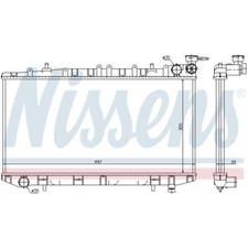 Radiateur Nissan 100 NX
