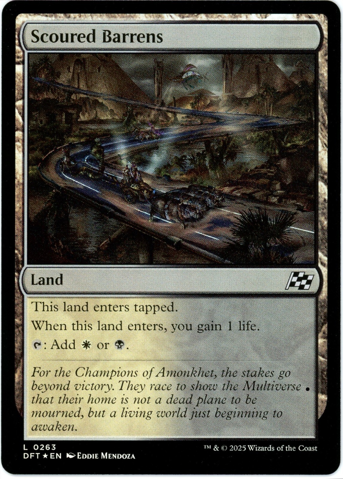 Scoured Barrens (Foil) - 0263 - Aetherdrift - MTG - NM/M