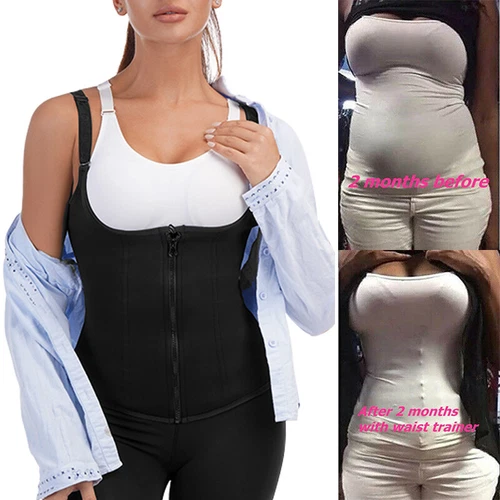 Chaleco Sauna Faja Reductoras Adelgazantes Mujer Compresion para Adelgazante Gym - Picture 1 of 26