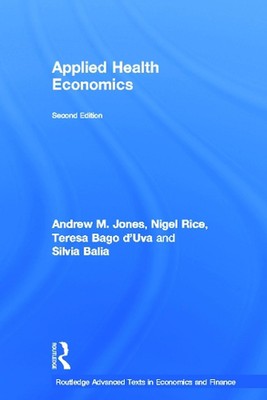 Applied Health Economics by Andrew M. Jones (English) Hardcover Book