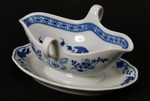 HUTSCHENREUTHER Selb Zwiebelmuster Sauciere Blau-Weiß 1 Teilig - Bild 4 von 6