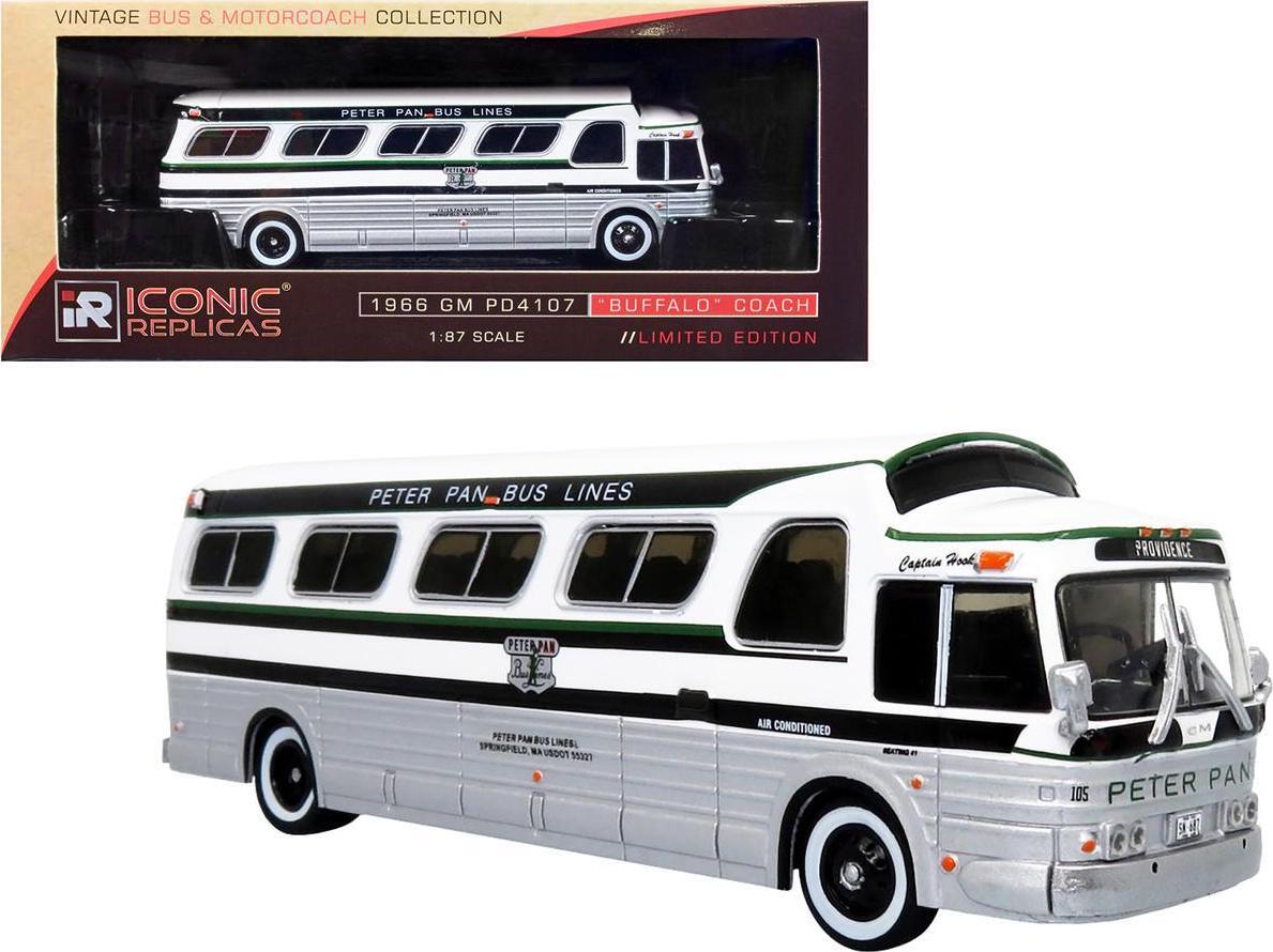 1966 GM PD4107 Buffalo Coach Bus Peter Pan Bus Lines