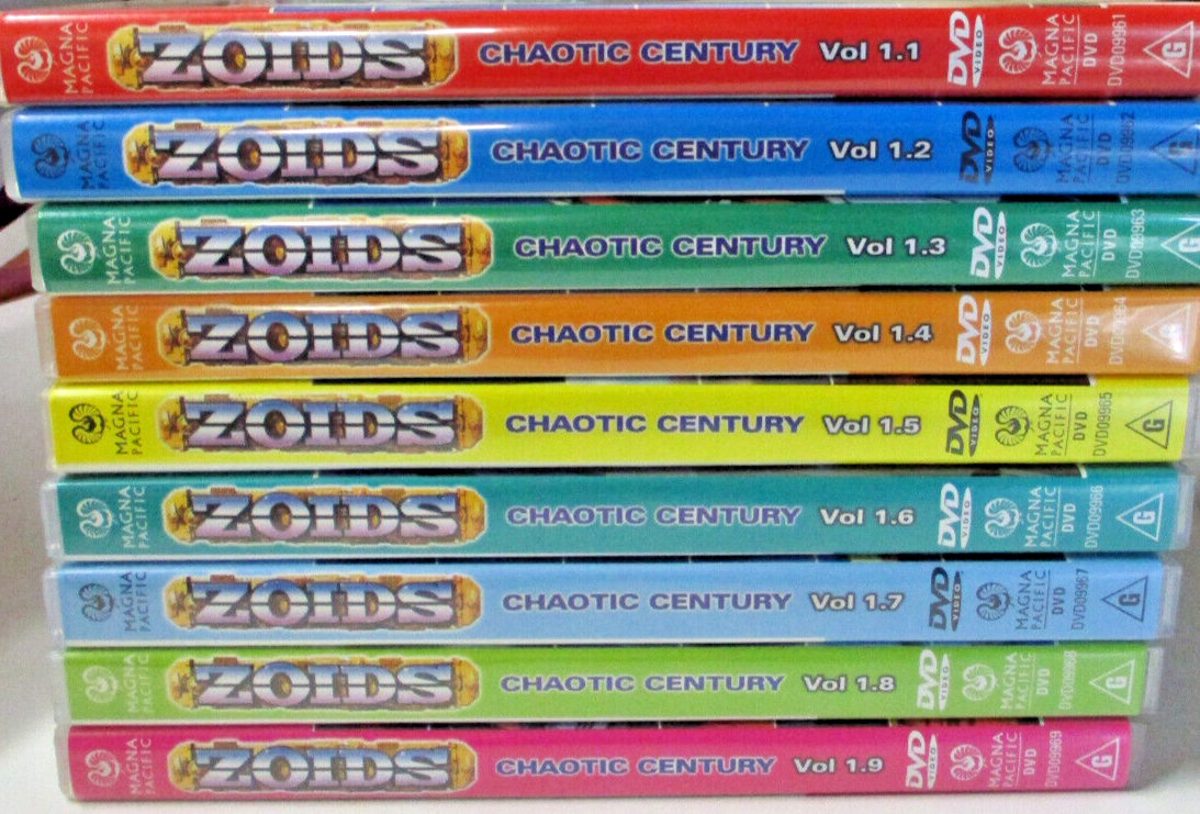 Zoids Chaotic Century, Volume 1.1, 1.2, 1.3, 1.4, 1.5, 1.6, 1.7