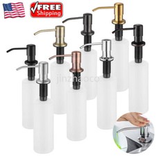 500 ML Stainless Steel Head Soap Dispenser Kitchen Sink Hand Liquid Pump Bottle