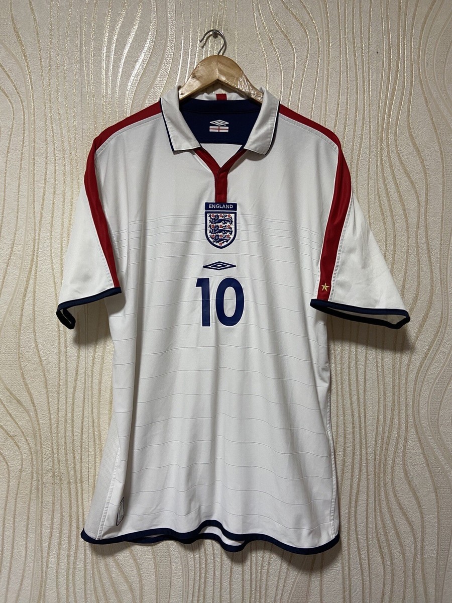 ENGLAND 2003 2005 HOME FOOTBALL SHIRT SOCCER JERSEY UMBRO sz XL