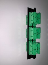 Fiber Optic SC/APC Singlemode 12 Port Adapter Panel Plate Fiber Enclosures, LGX