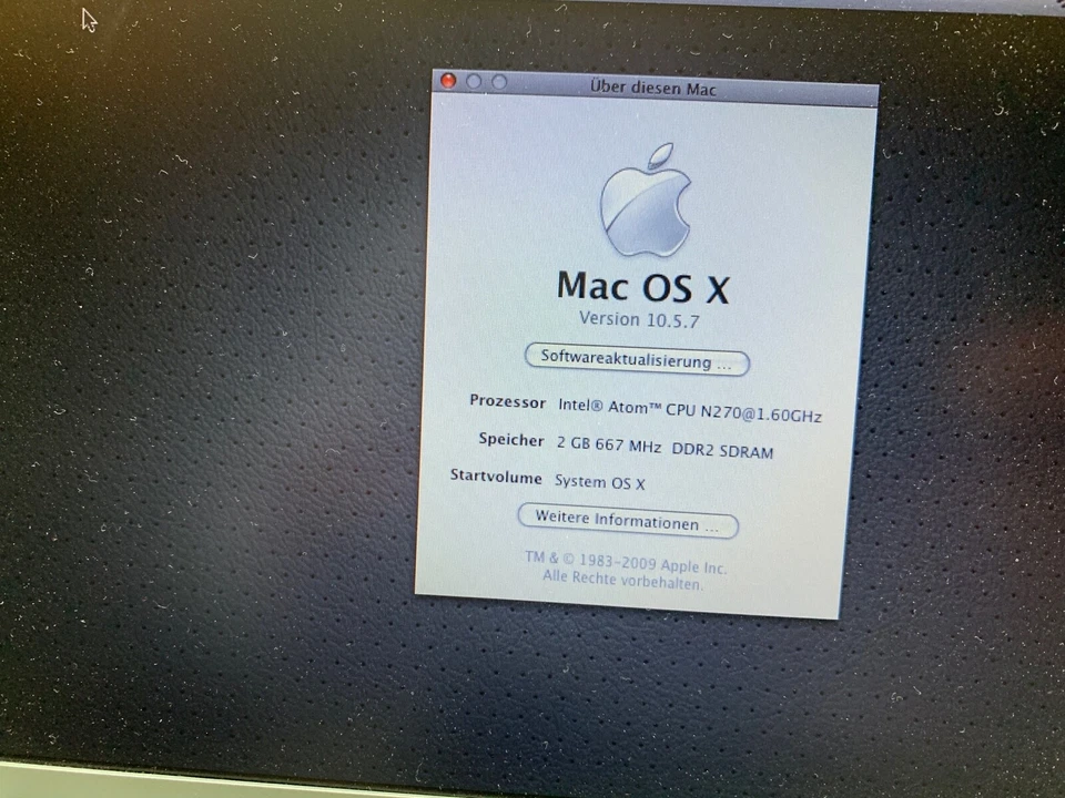 Mac OS  Bastel- Test- Projekt Medion Akoya (Msi Wind) oder auch Hackintosh - Bild 3 von 4