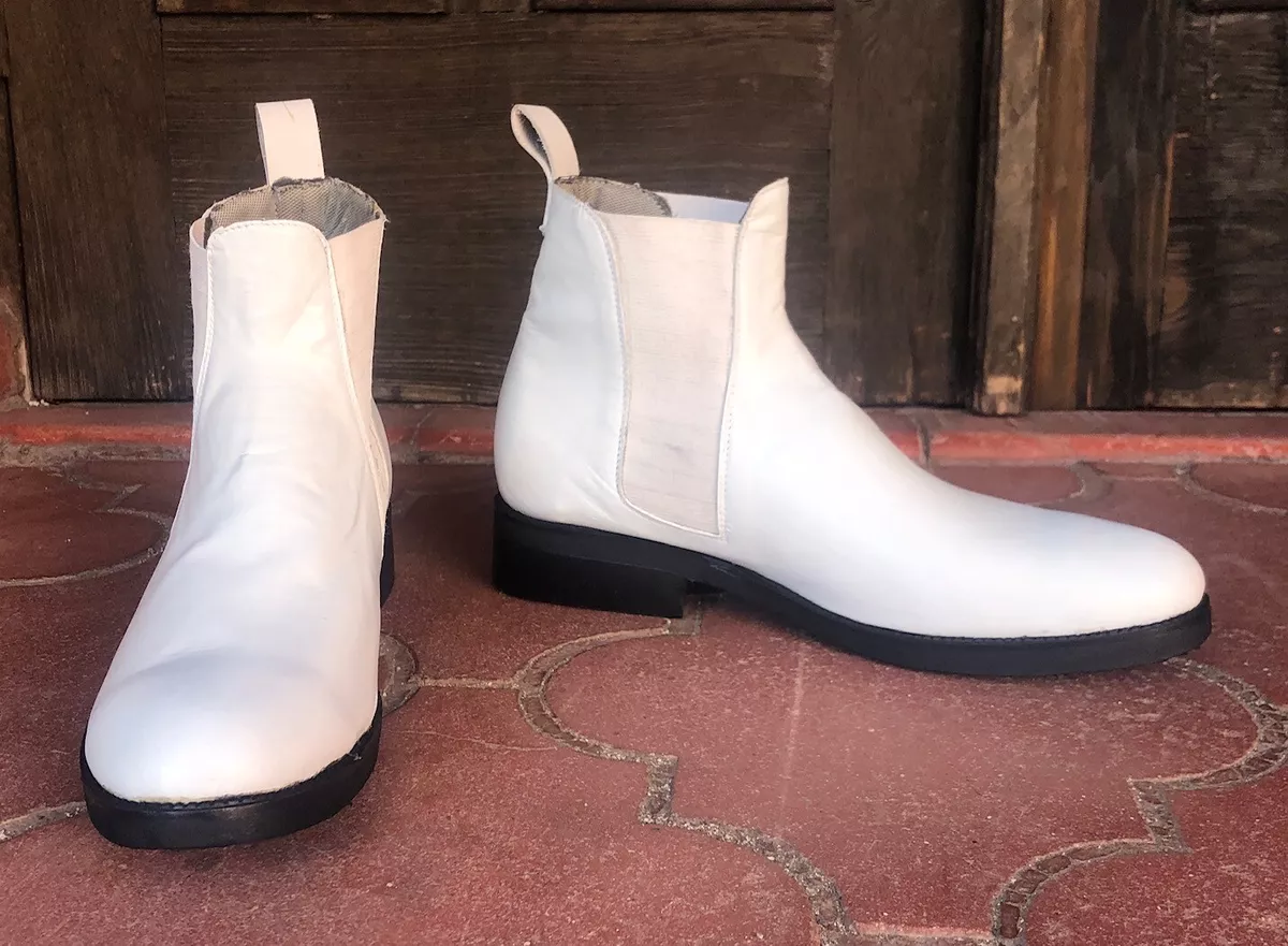 Ebay white ankle boots cheap