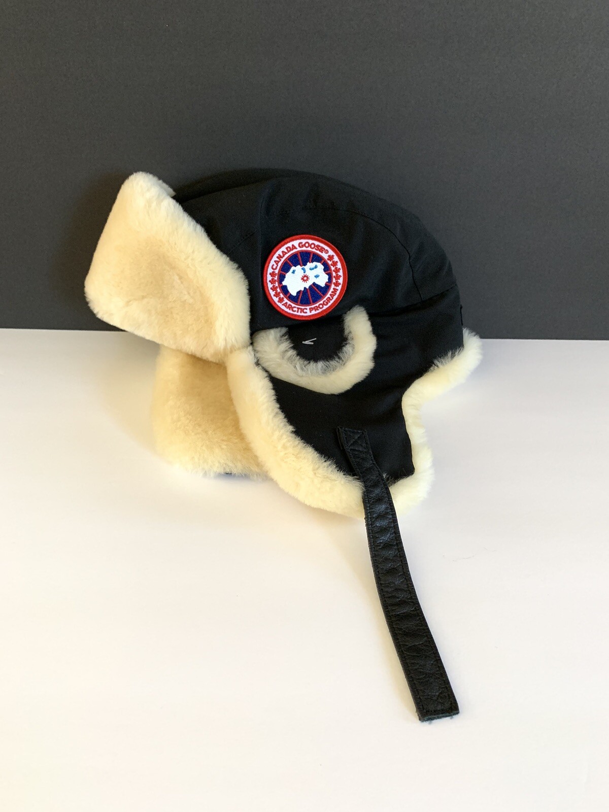 canada goose shearling hat