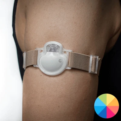 DIABROTHERS Enlite Guardian Fixierband / Fixierung Halter mit verstellbarem Armband *weich*