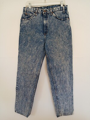 VTG Men's Levi's 505 Acid Wash Orange Tab Denim Straight Leg Jeans 33X34 NWOT 