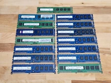 Lot of 15 Mixed Memory 60gb (15x4GB) 2Rx8 PC3-12800U DDR3 Desktop