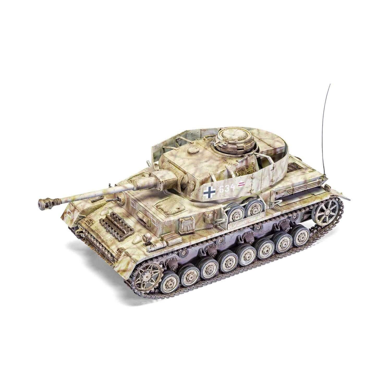 WWII Panzer IV Ausf H Mid Version 1:35 Scale Tank Model Kit A1351  