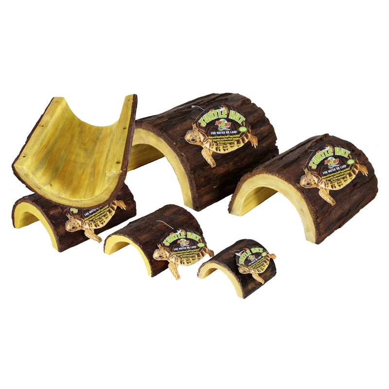 ZOO MED'S Zoo Med Turtle Hut - Holzhöhle medium, 12 x 12 x 5 cm