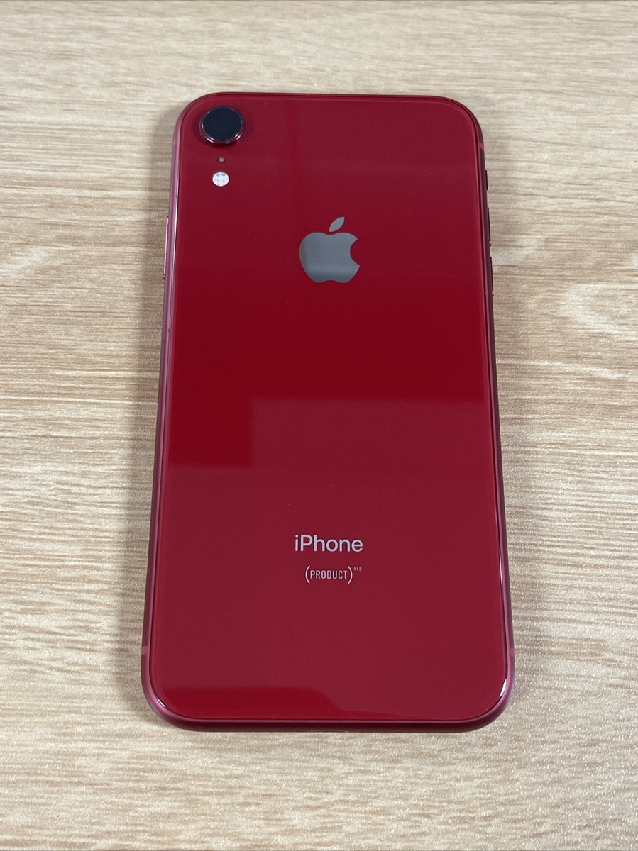 iPhone XR Housing Back Replacement Glass Frame Red Original OEM