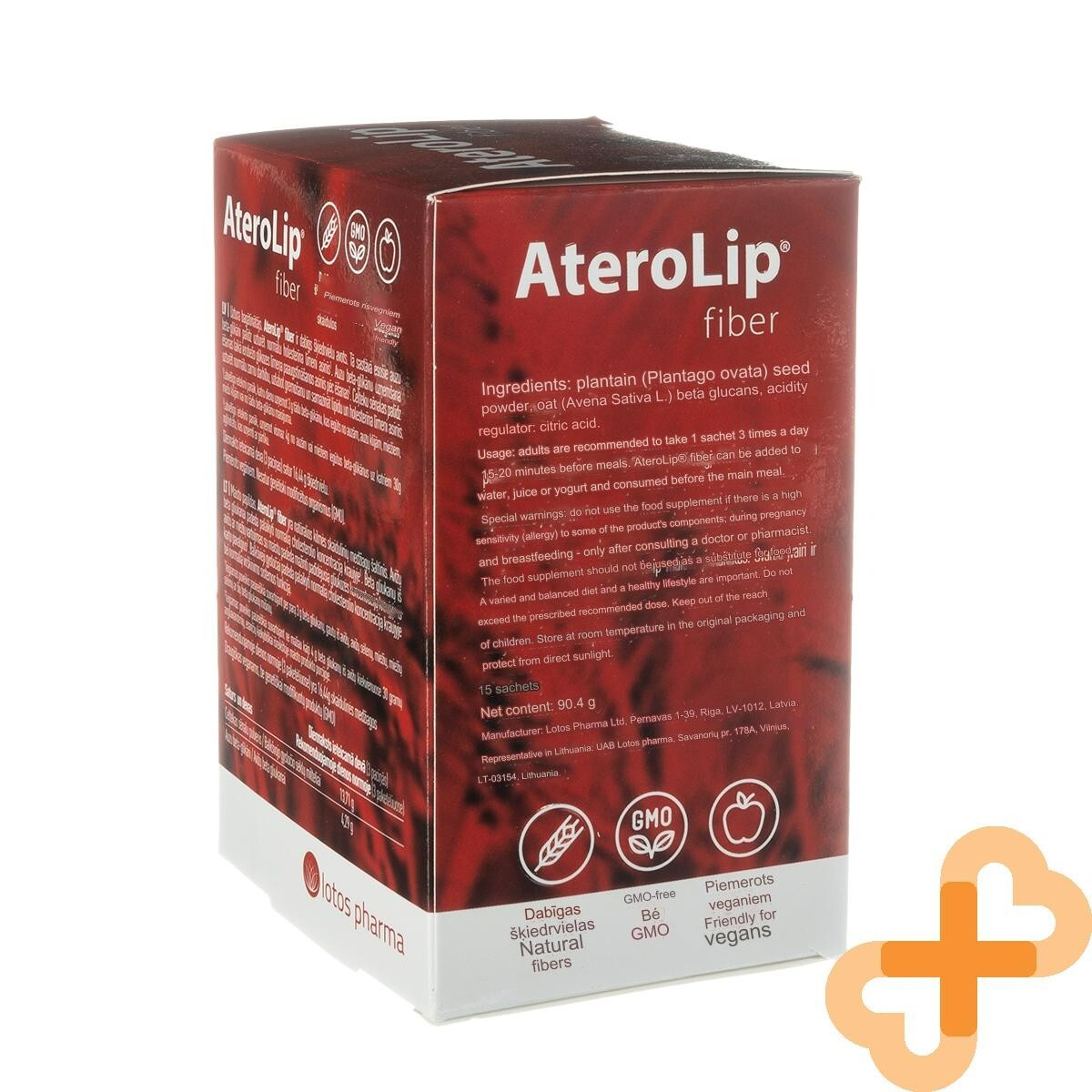 ATEROLIP FIBER Meintenance of Cholesterol Levels 15 Powder Sachets Supplement