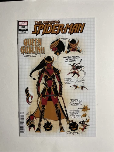 Amazing Spider-Man #88 (2022) 9.4 NM Marvel 1:10 Gleason Design Variant Queen