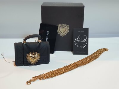 Dolce & Gabbana 'Devotion' Hülle schwarz gold