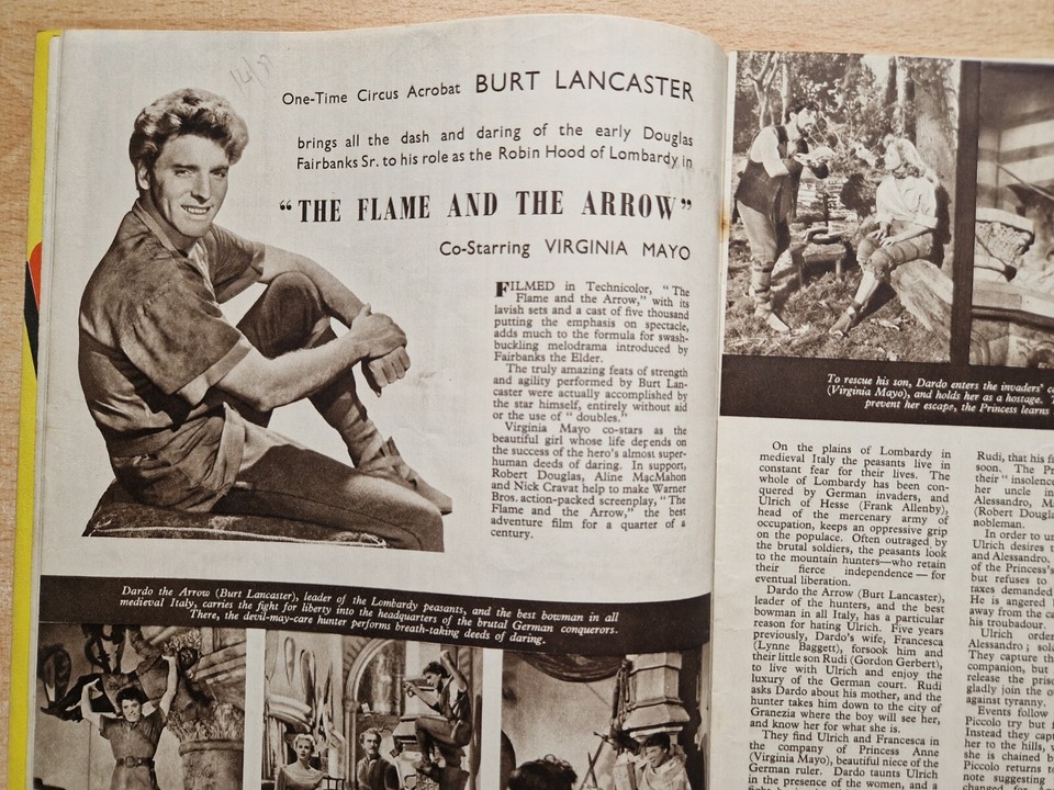 ABC Film Review Magazine February 1951 Ruth Roman Jane Wyman Virginia