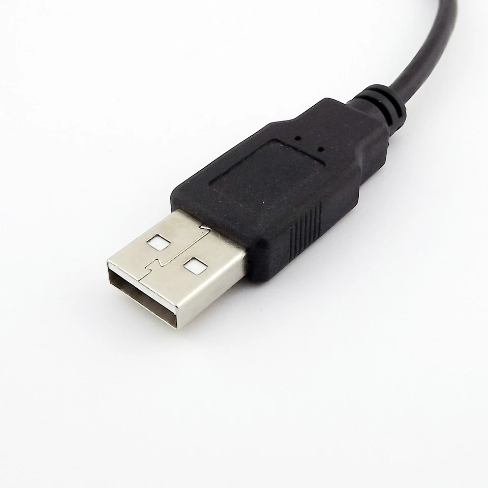 USB 2.0 Type A Male UP Angled to USB A Male Data Extension Adapter Short Cable - Image 3 of 4