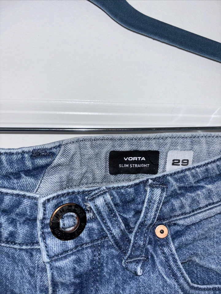 Volcom Men’s Jeans Slim Straight Vorta Size 29x29 Skate Surf - Image 2 of 4