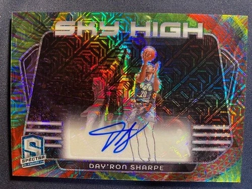2023-24 Panini Spectra Day’ron Sharpe Sky High Autograph Auto Meta 16/25