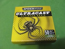 SPIDERWIRE ULTRACAST Ultimate Braid 50lb. 125yds. Low-Vis Green Fishing Line New