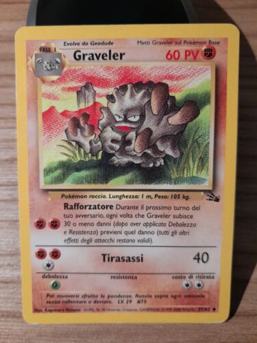 LOTTO CARTE POKEMON VINTAGE ITA ☆ SET BASE JUNGLE & FOSSIL ☆ COMUNI/RARE NO HOLO - Foto 157 di 182