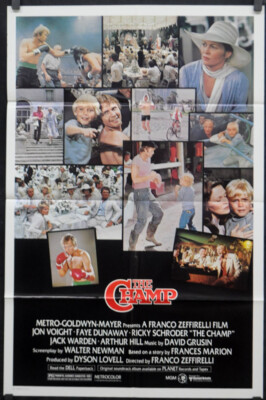 Champ 1979 Original 27X41 Film Poster (Montage Stil) Jon Voight Faye Dunaway