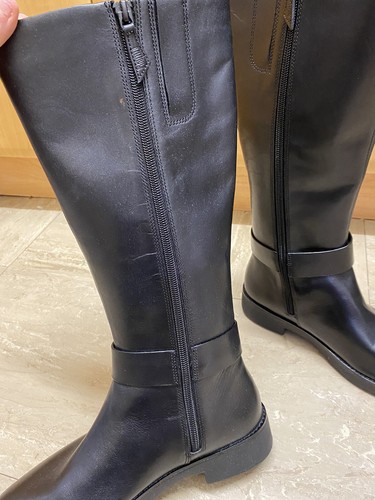 Botas hasta la rodilla Fitflop UK 5 nudos todo cuero negro - Imagen 10 de 18