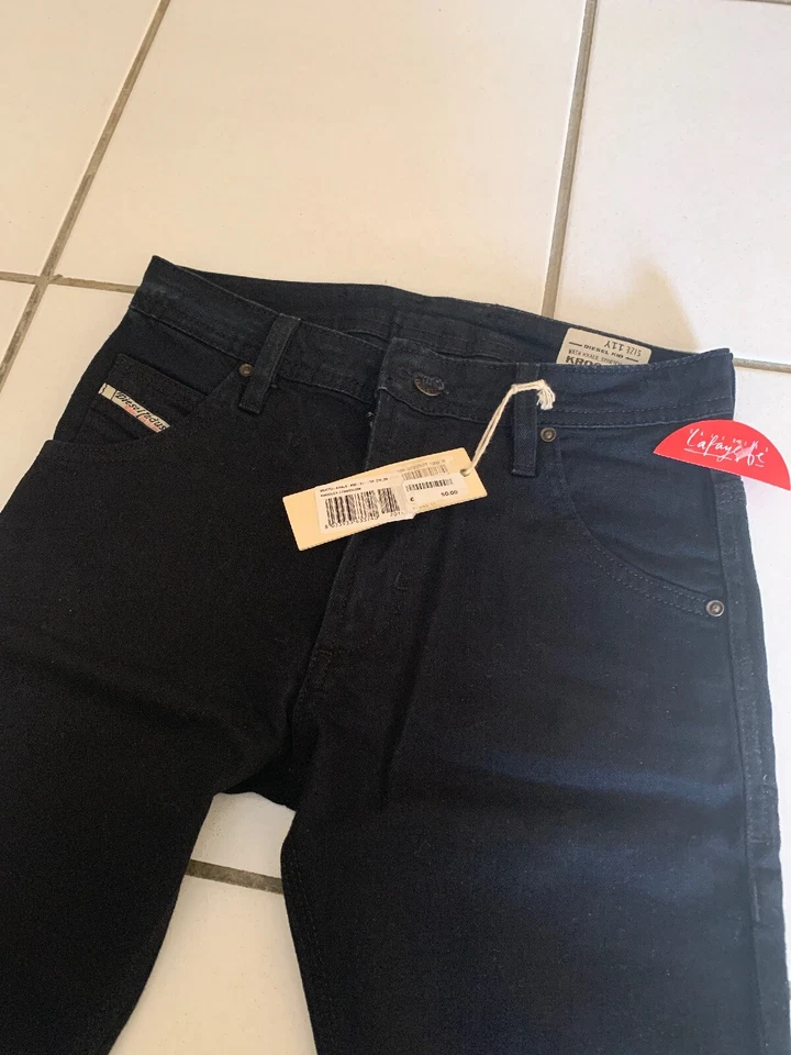 jean diesel noir enfant 11 ans regular slim - Photo 2/4